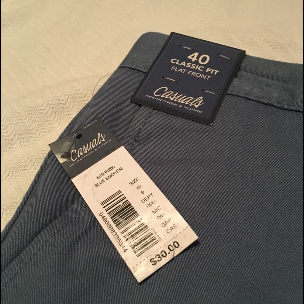 NWT Roundtree & Yorke Classic Fit Shorts Size 40